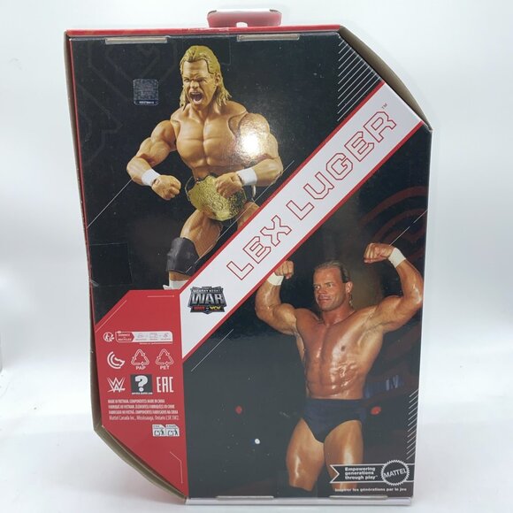 WWE ULTIMATE EDITION Monday Night War Exclusive LEX LUGER Action Figure 2 Belts - Picture 5 of 16